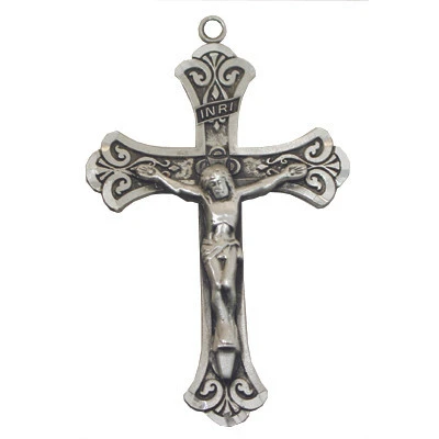 Sterling Silver Crucifix on 24" Chain L8085