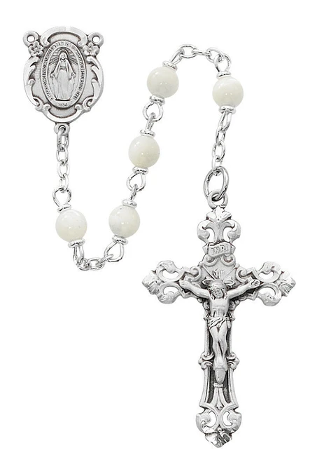 Genuine Mother of Pearl Rosary 783DW