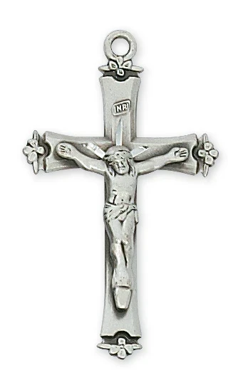Sterling Silver Crucifix on 18" Chain L9037
