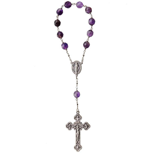 7mm Amethyst One Decade Rosary, R1417
