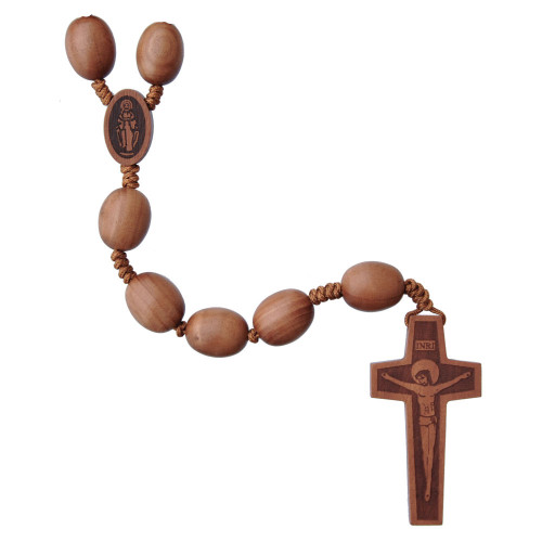 20mm Large Jujube Wood Family Rosary, R3560