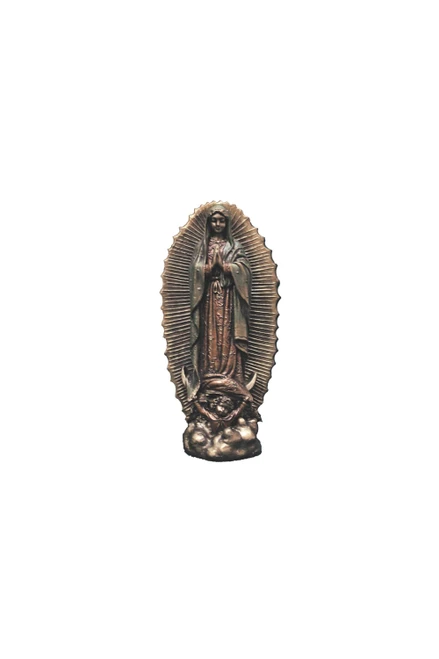 Our Lady of Guadalupe Statue in Cold Cast Bronze 3.25" SR-78414
