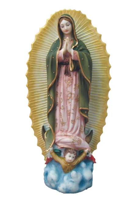 Our Lady of Guadalupe Statue in Color 9.5" SR-74694-C