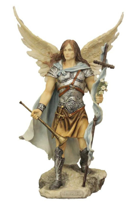 Archangel Gabriel Statue in Color 9" SR-76312-C