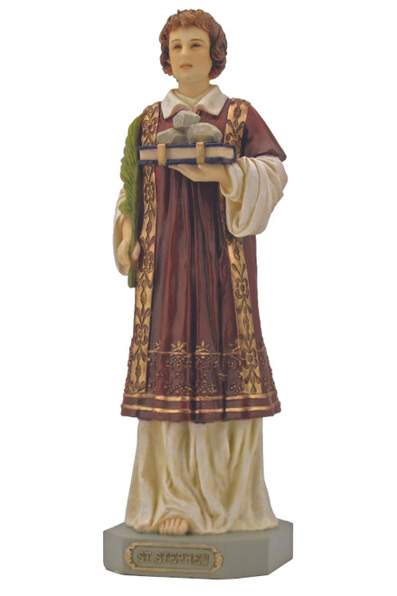 St. Stephen Statue in Color 9" SR-76613-C