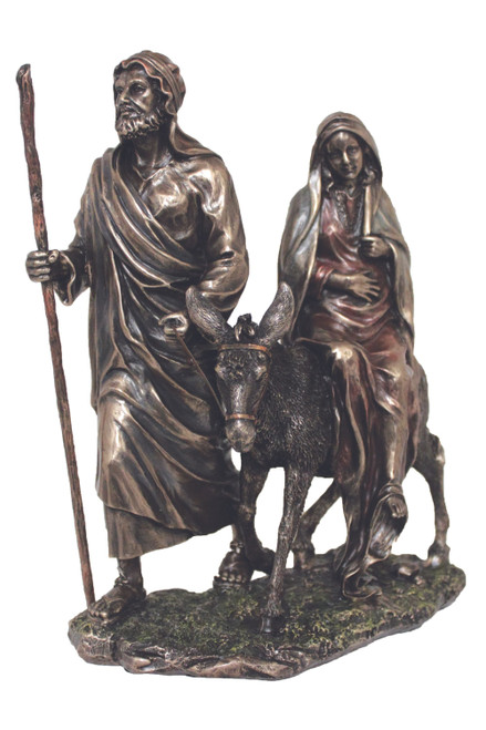 Journey to Bethlehem in Cold Cast Bronze 8x9" SR-76874