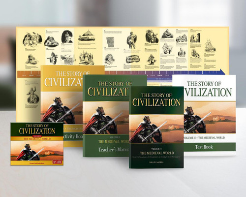 The Story of Civilization Volume 2: The Medieval World (Complete Set) by Phillip Campbell