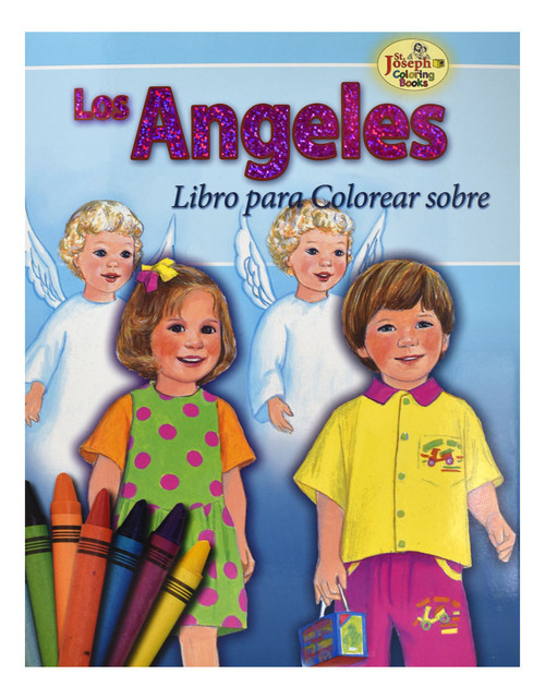 LIBRO PARA COLOREAR SOBRE LOS ANGELES/ANGEL COLORING BOOK