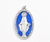 Italian Made Extra Large Blue Enamel Miraculous Medal
