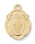 Gold over Sterling Silver Miraculous Medal J1821MI