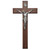 18″ Walnut Wall Crucifix WP25