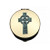 Celtic Cross Brass Pyx - Medium
