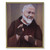 8" x 10" Gold Plaque Frame with a Saint Pio Print