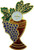 Chalice & Grapes Enamel Communion Lapel Pin
