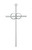 8" Silver Cana Wedding Cross 71-44800