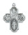 Sterling Silver 4-Way Medal on 24" Chain L566-24