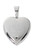 Sterling Silver Heart Locket on 16-18" Adjustable Chain L9295