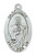 St. Jude Sterling Silver Medal on 24" Chain L550JU