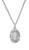 Sterling Silver Baby Guadalupe Medal on 13" Chain L740B