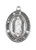 Our Lady of Guadalupe Sterling Silver Medal on 18" Chain L683GU