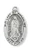 Our Lady of Guadalupe Sterling Silver Medal on 18" Chain L500GU