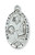 St. Stephen Sterling Silver Medal on 24" Chain L550SN