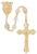 8mm Tin-Cut Crystal Rosary with Gold Plated Crucifix R1027HF