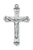 Sterling Silver Crucifix on 18" Stainless Steel Chain L8073