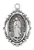 Our Lady of Guadalupe Sterling Silver Medal on 18" Chain L785