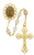 Gold Plated 7mm Our Lady of Guadalupe Rosary 856HF