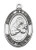 St. Francis Sterling Silver Medal on 24" Chain L684FR