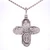 Sterling Silver 4-Way Medal on 20" Stainless Steel Chain L2210-4