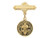 St. Benedict Gold over Sterling Silver Baby Pin 440J
