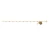 Gold over Sterling Silver St. Benedict Bracelet 7 1/2" 918J