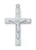 Sterling Silver Crucifix on 18" Stainless Steel Chain L7027