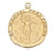St. Michael Gold over Sterling Silver Medal on 24" Chain J420MK