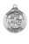 St. Michael Sterling Silver Medal on 20" Chain L636