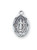 Sterling Silver Baby Oval Miraculous Medal on 13" Chain L569BT