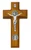 9.5" Walnut St. Benedict Sick Call Set Wall Crucifix 80-204