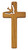 8" Walnut Stained Holy Spirit Wall Cross 77-46