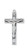 Sterling Silver Crucifix on 18" Chain L9039