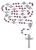 6mm Purple Stations of the Cross Rosary P261R