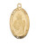 Gold over Sterling Silver St. Jude Medal on 18" Chain J500JU