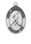 Sterling Silver Hockey Medal on 24" Chain L675HK
