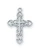 Sterling Silver Baby Cross on 13" Chain L8002B