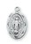 Sterling Silver Baby Miraculous Medal on 13" Chain L1203MIBT