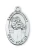 St. Anthony Sterling Silver Medal on 24" Chain L550AN