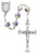 8mm Ceramic Flower Bead Rosary P219F