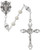 6mm Pearl Rosary with Crystal Rondelle Our Father Beads R917CRKF
