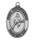Sterling Silver Lacrosse Medal on 24" Chain L675LC